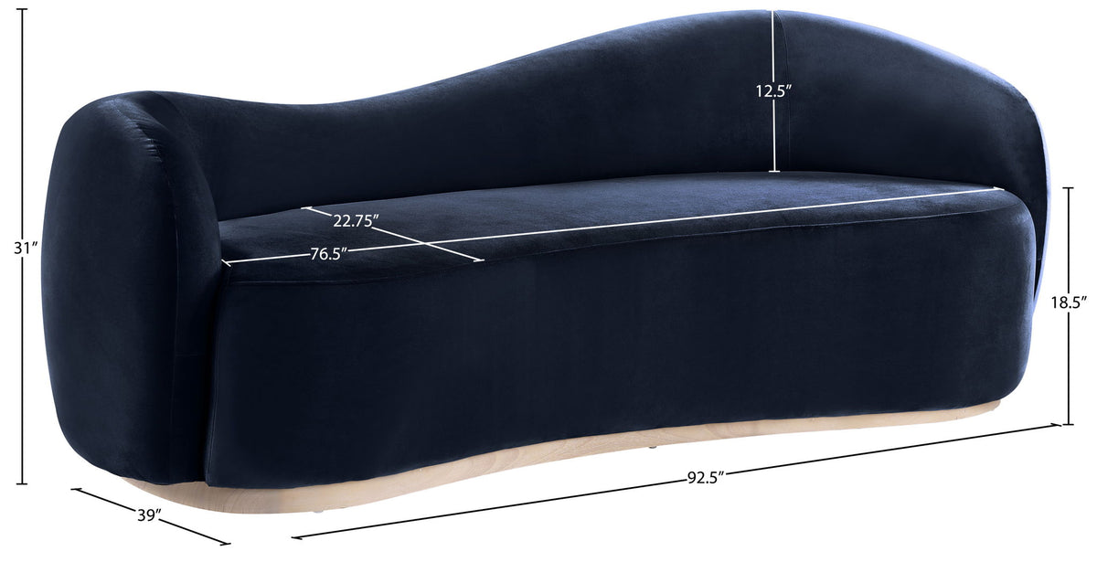 Gustavo - Velvet Upholstered Sofa