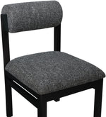 Roundhill - Fabric Dining Chair (Set of 2) - Black Frame