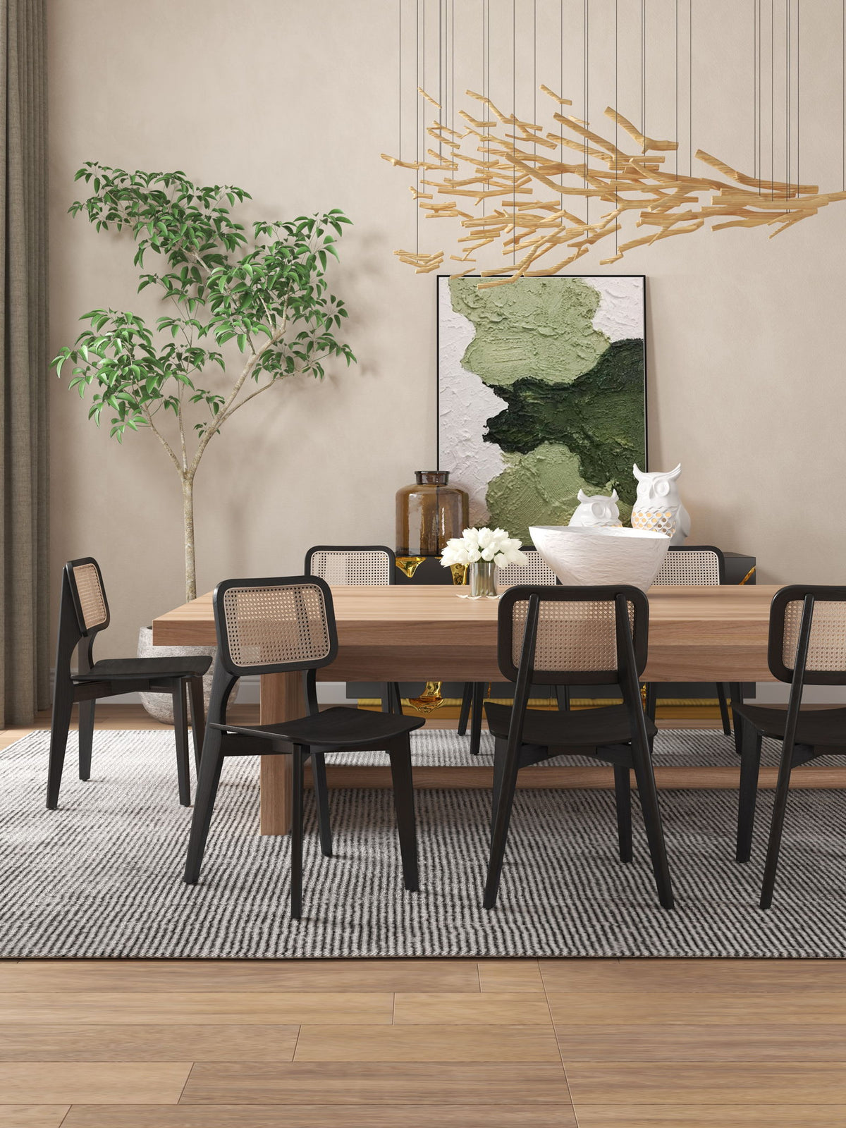 Manhattan Versailles - Wood Frame Dining Chair