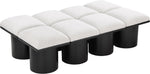 Pavilion - 8 Piece Modular Bench With Black Base