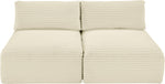 Shaggy - 2 Seat Modular Armless Sofa