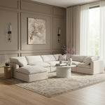 Indulge - Linen 7 Piece Modular Sectional