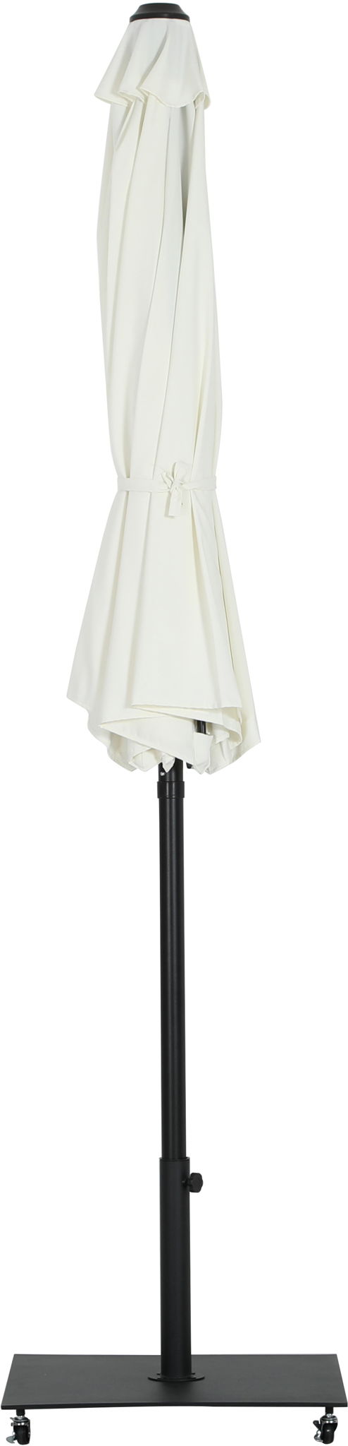 Fiji - Aluminum Patio Umbrella With Square Black Base
