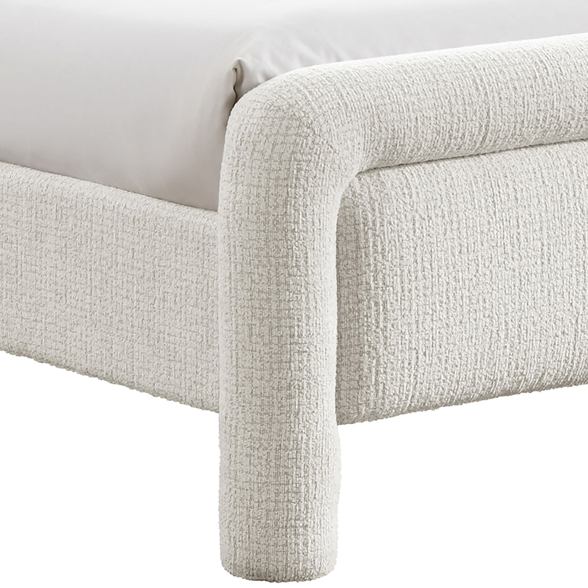 Baylor - Fabric With Interwoven Chenille Upholstered Bed