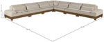 Turin - Chenille Fabric Upholstered Modular Sectional - Taupe