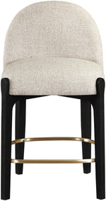 Torino - Counter Stool With Brushed Black Base