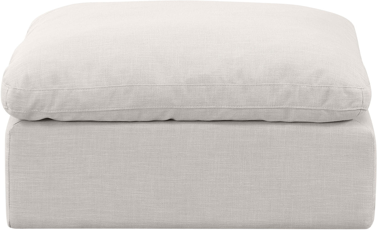 Indulge - Linen Ottoman