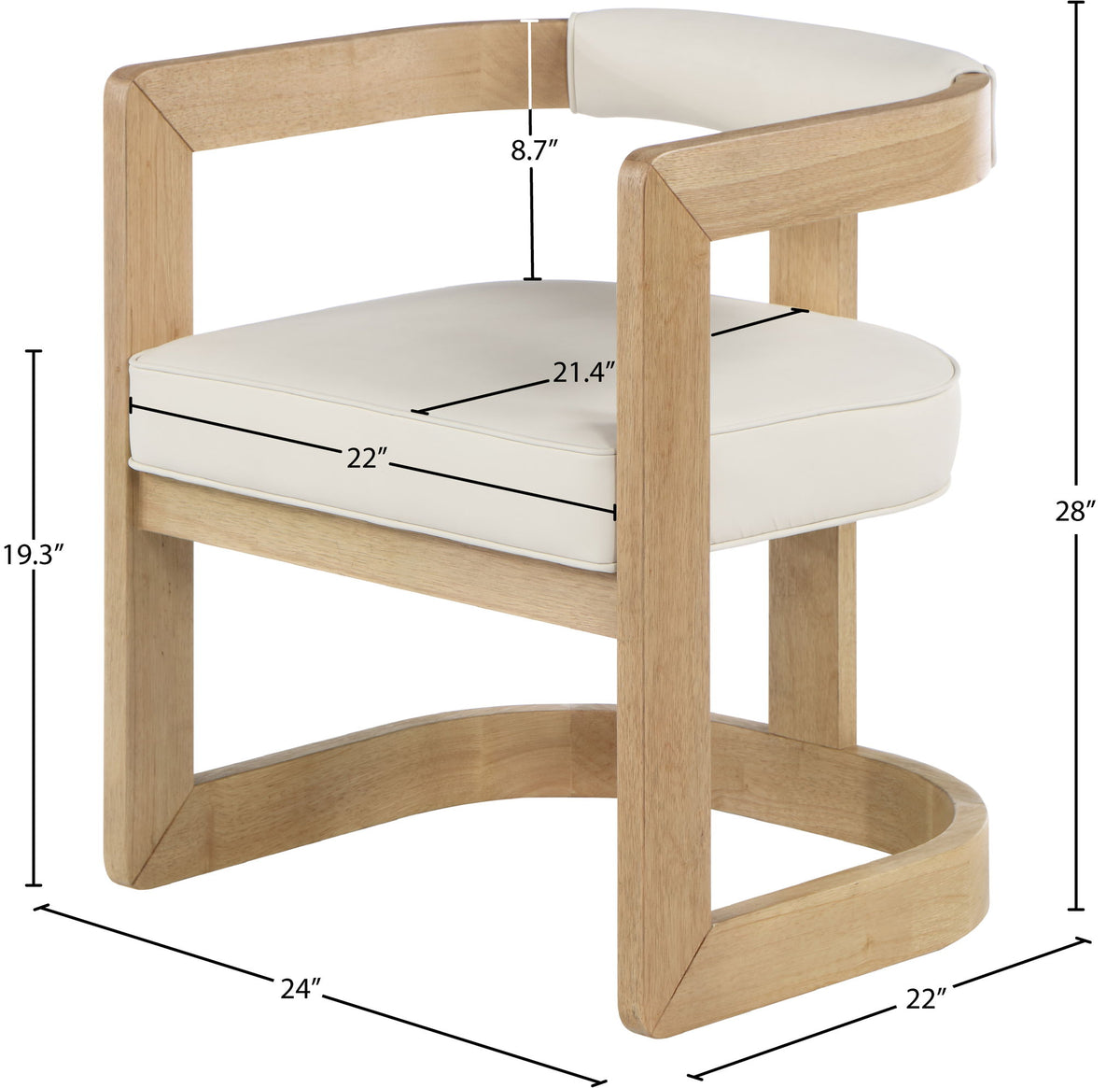 Manchester - Dining Chair - Natural Frame