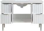 Modernist - Bathroom Vanity With Chrome Legs