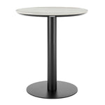 Jazmin - 3-Piece Outdoor Bar Height Bistro Dining Set - White / Black