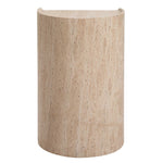 Basilica - Accent Table - Brown / White