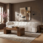 Orin - Velvet Performance Fabric Upholstered 3 Piece Modular Sofa