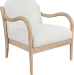 Helmsley - Performance Fabric Upholstered Accent Chair - Cream / Natural