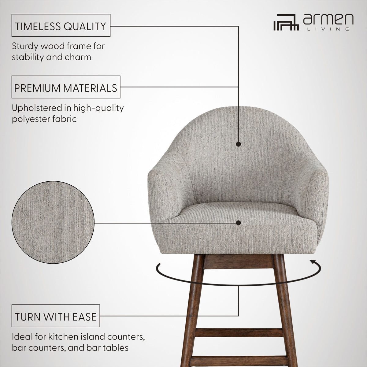 Jaxon - Swivel Barstool