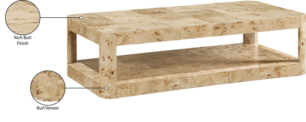 Reeves - Burl Wood Table