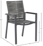 Maldives - Rope Outdoor Patio Dining Arm Chair (Set of 2)