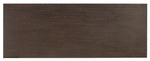 Curata - Short Left / Right / Freestanding Desk - Dark Brown / Gold