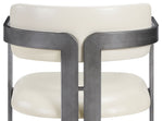 Aurum - Vegan Leather Upholstered Dining Chair With Gray Base (Set of 2)