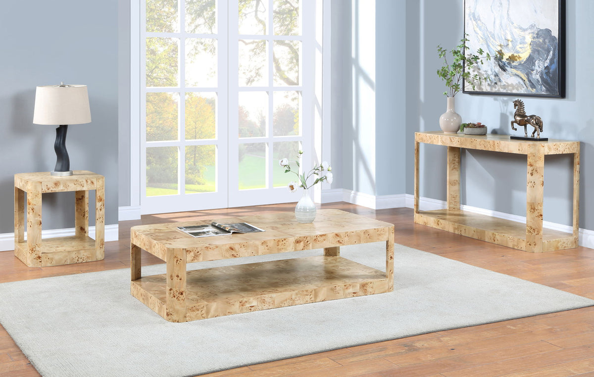 Reeves - Burl Wood Table