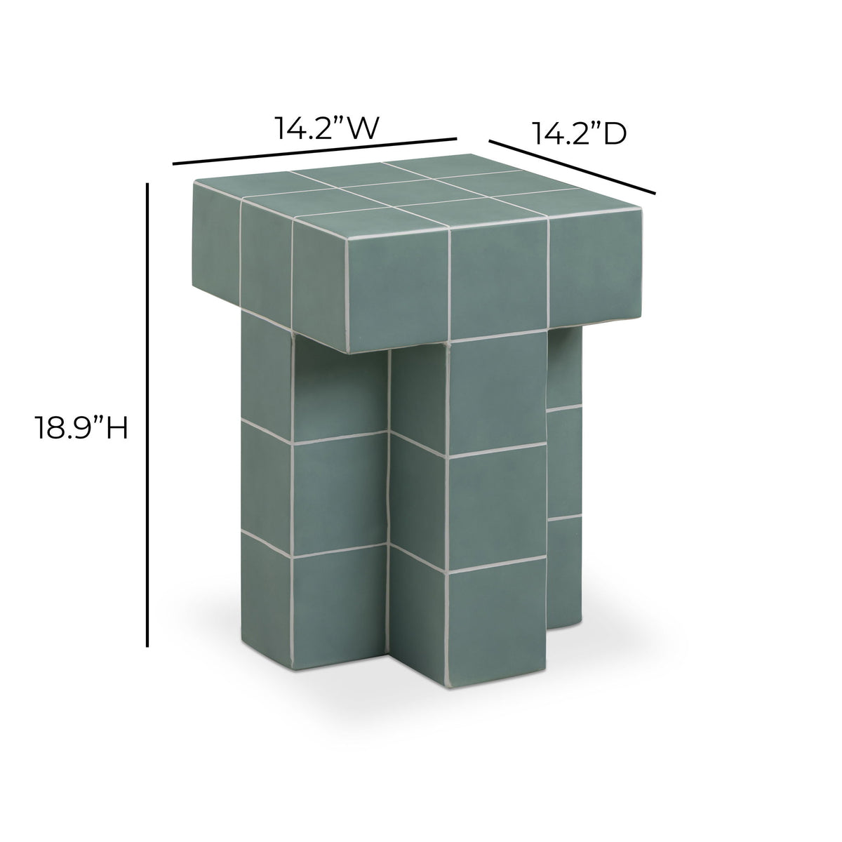 Alma - Tile Concrete Indoor/Outdoor Side Table
