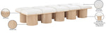 Pavilion - 10 Piece Modular Bench With Natural Base