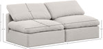 Indulge - Linen 2 Seat Modular Armless Sofa