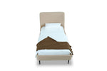 Heather - Twin Bed - Taupe And Black