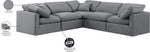 Indulge - Velvet 5 Piece Modular Corner Sectional