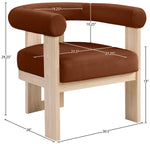 Arienzo - Performance Fabric Upholstered Accent Chair - Natural Base