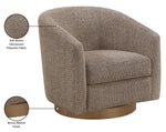 Modra - Performance Fabric Upholstered Swivel Accent Chair