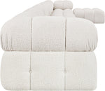 Ames - 7 Piece Boucle Fabric Modular L-Shaped Sectional