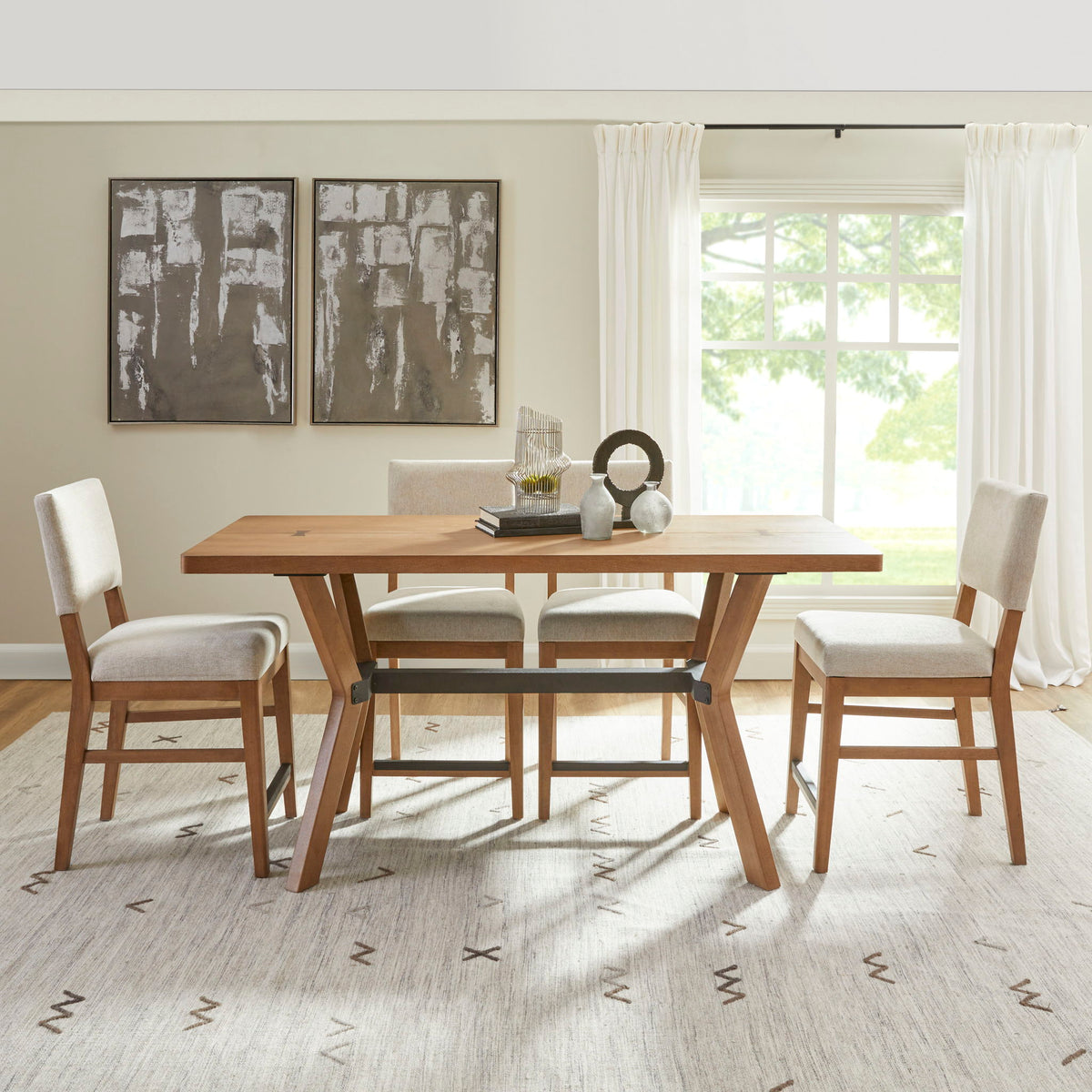 Millwork - Friendship Table - Light Brown