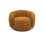 Andrew - Modern Orange Fabric Swivel Accent Chair by VIG Furniture - View 2