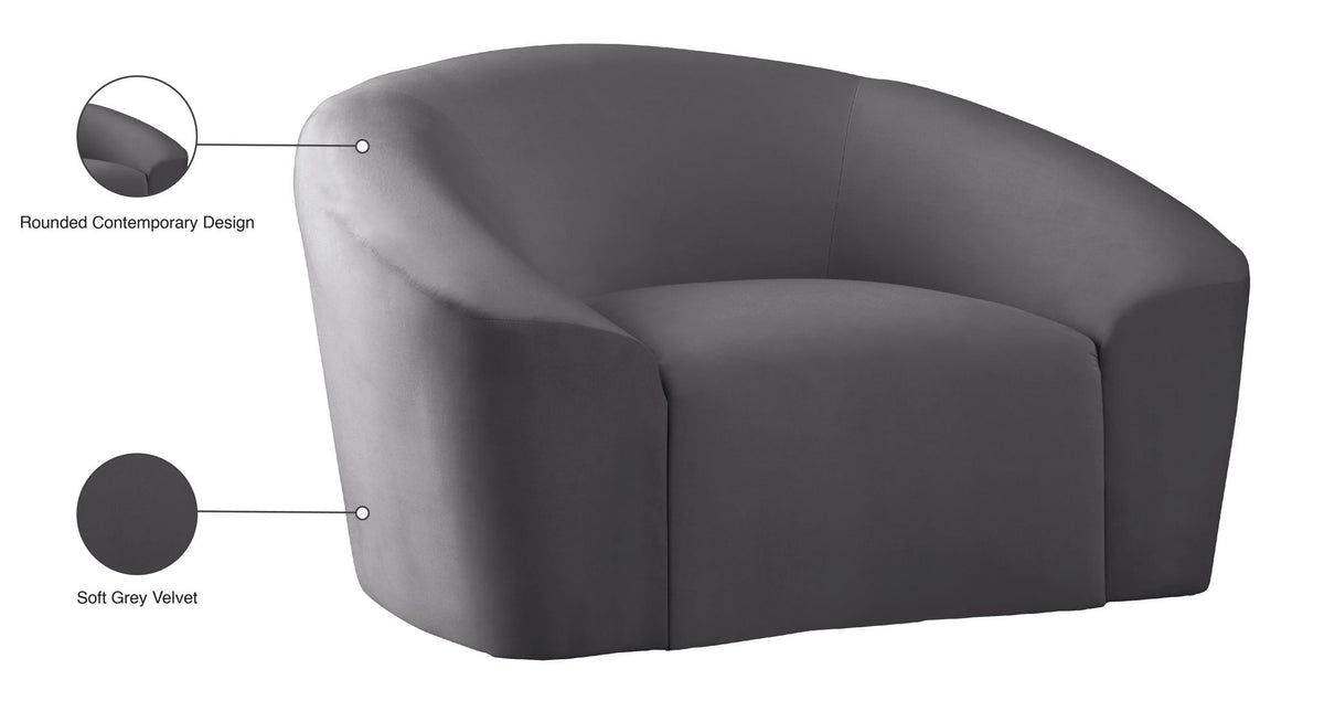 Riley - Velvet Arm Chair