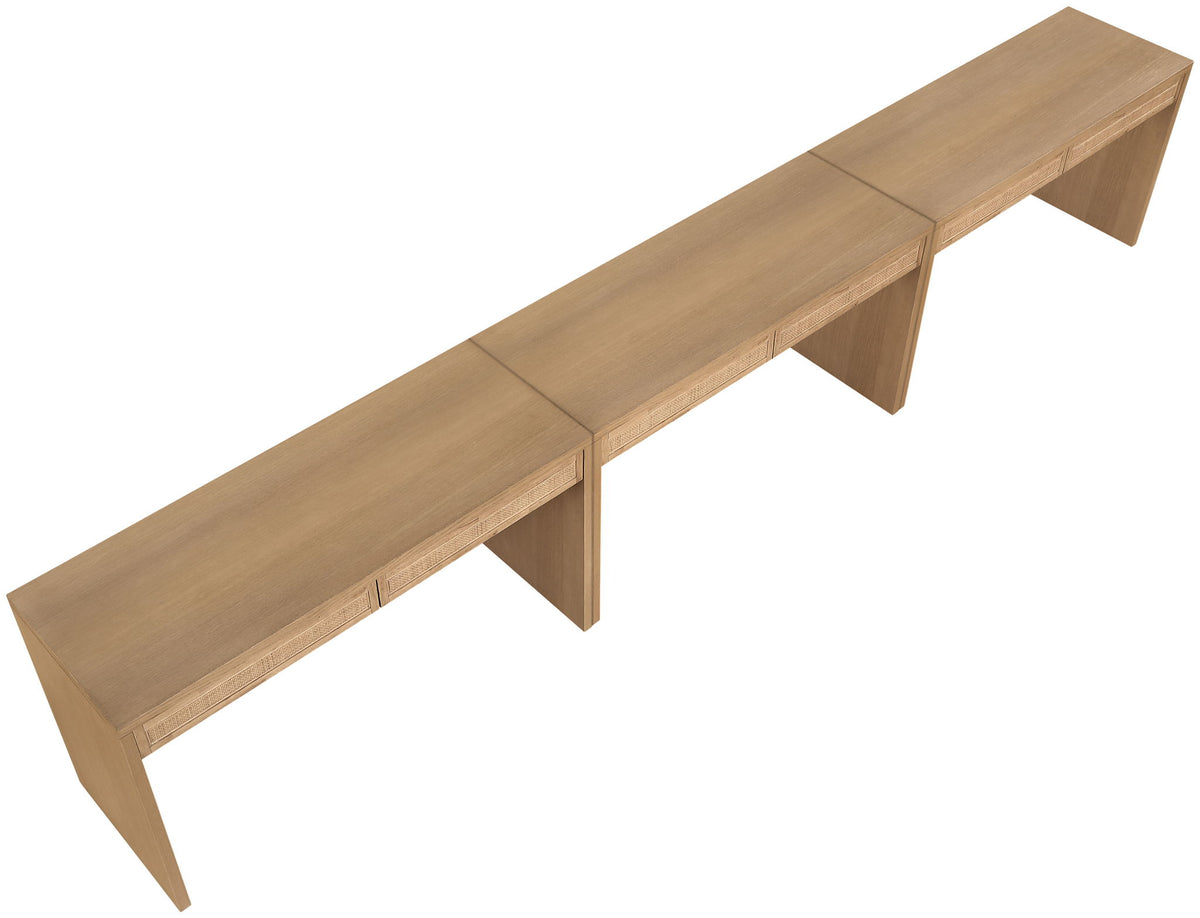 Avro - Solid Wood And Oak Veneer Desk