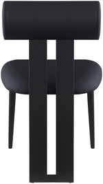 Dario - Faux Leather Dining Chair With Black Frame (Set of 2)