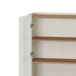 Abbey - Bookcase Cabinet - Maple And Off White