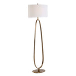 Tordin - Geometric Floor Lamp - Brass / Gold