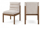 Eloura - Linen Textured Fabric Dining Chair (Set of 2)