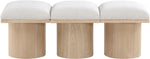 Pavilion - 3 Piece Modular Bench With Natural Base