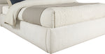 Adam - Boucle Fabric Bed With 89" Headboard