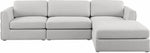 Beckham - 4 Piece Modular L-Sahped Sectional
