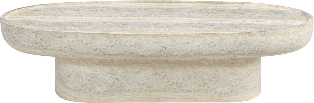 Tivoli - Indoor / Outdoor Coffee Table - Travertine Concrete