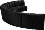 Infinity - 5 Piece Velvet Modular Sectional