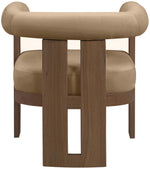 Arienzo - Performance Fabric Upholstered Accent Chair - Walnut Base