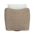 Sunset - Outdoor Swivel Lounge Chair - Oatmeal / Oyster White
