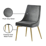 Karina - Dining Chair with Chrome Legs (Set of 2)