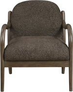 Helmsley - Performance Fabric Upholstered Accent Chair - Brown Frame
