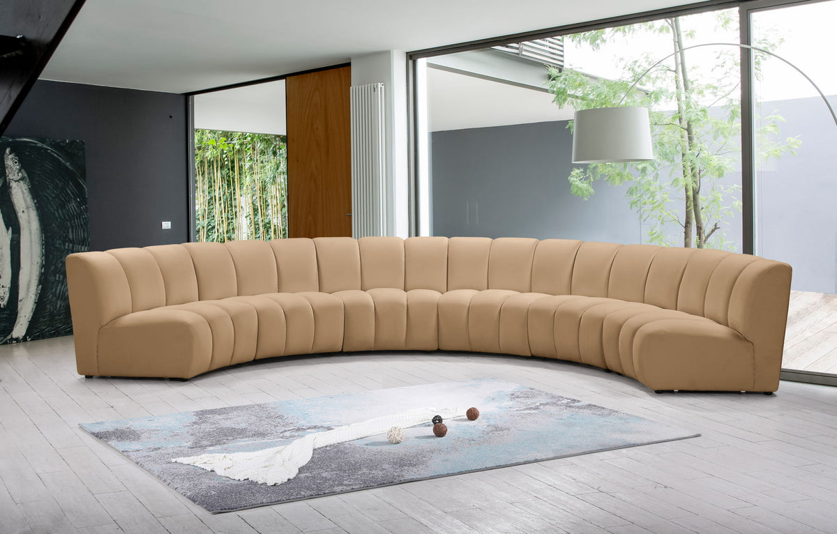 Infinity - 6 Piece Modular Sectional - Camel