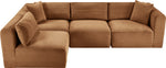 Shaggy - Fabric 4 Piece Modular Sectional